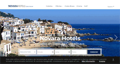 Desktop Screenshot of novarahotels.com